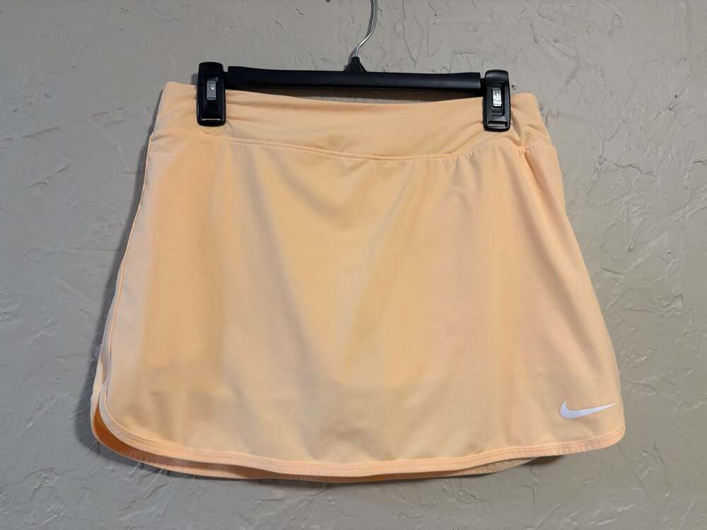Nike Dri-Fit Victory Tennis Skort Size Medium Peach Orange